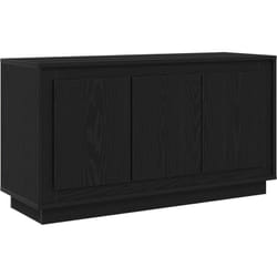 Vidaxl - Buffet Bois Noir 102x35x55 cm Bois D'ingénierie