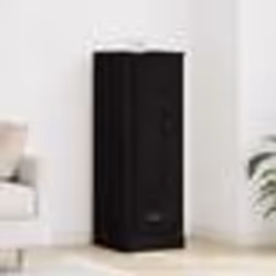 Buffet Highboard - vidaXL - Chêne Noir - Moderne - Grand Rangement - Bois dIngénierie
