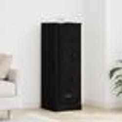 Buffet Highboard - vidaXL - Chêne Noir - Moderne - Grand Rangement - Bois dIngénierie
