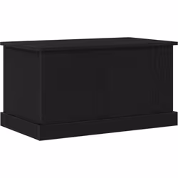Le coffre de rangement moderne en chêne noir, c'est le mélange idéal de style et de praticité. Parfait pour ton salon ou ta c ...