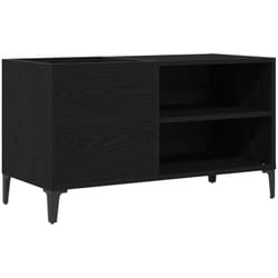 Vidaxl - Cabinet d'enregistrement Bois Noir 84,5x38x48 cm Bois d'ingénierie