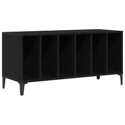 Cabinet De Rangement En Chêne Noir - 100x38x48 Cm En Bois D'Ingénierie Vidaxl