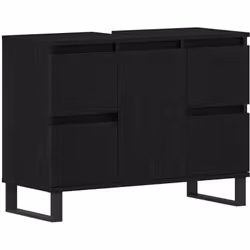 Ce cabinet de salle de bain moderne va vraiment donner un coup de peps à ta salle de bain ou ton couloir. Sa forme rectangula ...