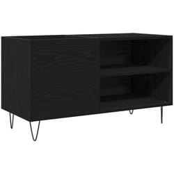 Meuble à vinyles Chêne noir 85 x 38 x 48 cm Bois d'ingénierie vidaXL