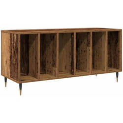 Meuble à vinyles Bois ancien 100 x 38 x 48 cm Bois d'ingénierie Vidaxl