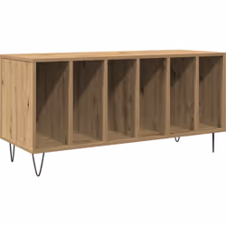 Ce meuble de rangement média moderne est parfait pour ton salon ou bureau, avec une belle finition bois ancien qui donne du c ...