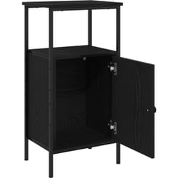 Meubles de chevet 2 pcs Chêne noir 41x31x80 cm Bois d'ingénierie vidaXL