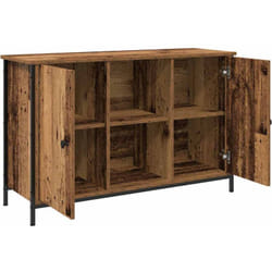 Vidaxl - Meuble tv Artisan Chêne 101x35x65 cm en Bois d'Ingénierie et Acier