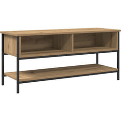 Vidaxl - Meuble tv en chêne artisan 100x35x45 cm en bois d'ingénierie et acier