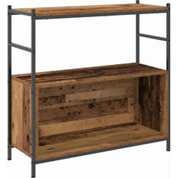 Étagère Chêne fumé 80 x 30 x 78.5 cm Bois d'ingénierie vidaXL