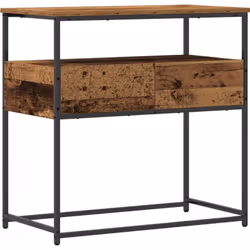 La table console industrielle apporte une touche urbaine à ta maison, mélangeant pratique et style. Avec sa forme rectangulai ...