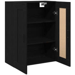 Meuble mural Chêne noir 69,5 x 34 x 90 cm Bois d'ingénierie Vidaxl