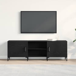 Meuble tv Chêne noir 150 x 30 x 50 cm Bois d'ingénierie Vidaxl