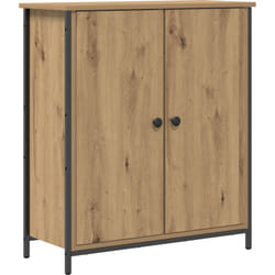 Vidaxl - Buffet en chêne artisanal 70x30x80 cm en bois d'ingénierie et acier