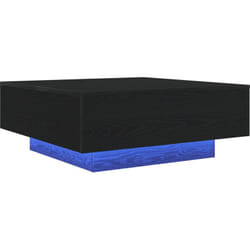 Table Basse Chêne noir 80 x 80 x 31 cm Bois d'ingénierie Vidaxl