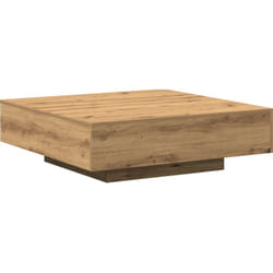 Table basse Artisan en chêne 100x100x31 cm en bois transformé vidaXL