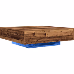 Cette table basse de style industriel allie fonctionnalité et design accrocheur, faisant un centre d'intérêt impressionnant p ...