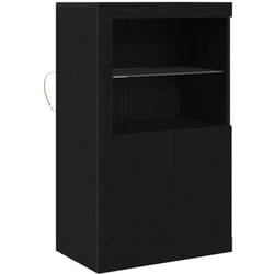 Meuble d'appoint Chêne noir 60,5 x 37 x 100 cm Vidaxl