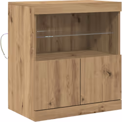 Ce buffet moderne est une pièce géniale pour ta salle à manger ou ton salon. Avec son chêne artisanal, il se marie super bien ...