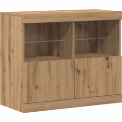 Ce buffet combine style et praticité de manière géniale, c'est un choix top pour ta salle à manger ou ton salon. Son look mod ...