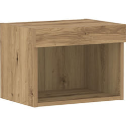 Armoire murale avec lumières led Chêne artisanal 40x30x30 cm Vidaxl