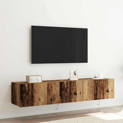 Meuble Tv Mural Bois Ancien 80 X 35 X 31 Cm Bois D'Ingénierie Vidaxl