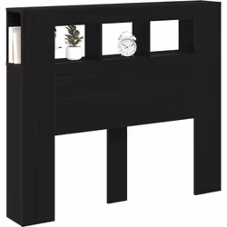 Cette tête de lit moderne combine style et fonctionnalité, ajoutant une belle touche à toute chambre. Avec sa finition en chê ...