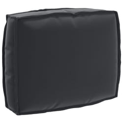 Coussin de palette pour dossier noir 50 x 40 x 12 cm en tissu Oxford Vidaxl