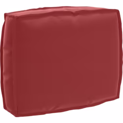 Ce coussin rectangulaire rouge vin est le confort et le style à l'état pur, parfait pour sublimer tes espaces avec son tissu  ...