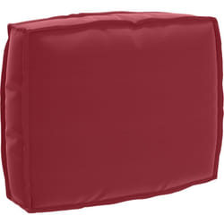 Coussin de palette pour dossier Rouge vin 50 x 40 x 12 cm en tissu Oxford Vidaxl