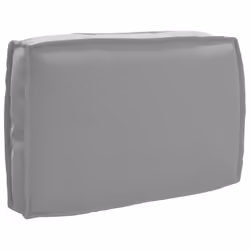 vidaXL Coussin de palette pour dossier gris 60 x 40 x 12 cm, tissu Oxford