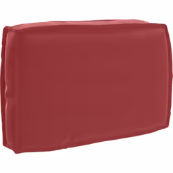Ce coussin rectangulaire rouge bordeaux de taille moyenne va ajouter confort et style à ton espace. C’est un excellent ajout ...