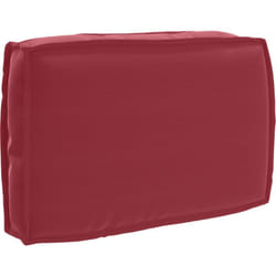 Coussin de palette pour dossier - Rouge vin, 60 x 40 x 12 cm, tissu Oxford Vidaxl