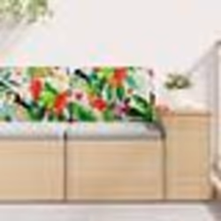 vidaXL Coussin de palette pour le dossier Jungle Tropical 60 x 40 x 12 cm, tissu Oxford.