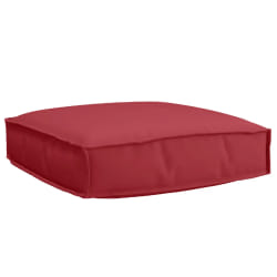 vidaXL Coussin Palette Assise Bourgogne 60x60x12 cm