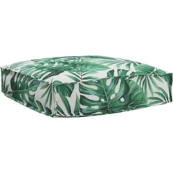 Coussin de palette pour siège, motif feuilles, 60 x 60 x 12 cm, en tissu Oxford. Vidaxl