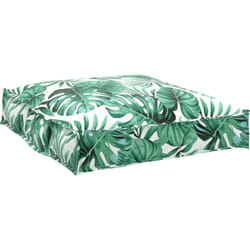 Coussin de palette pour siège, motif feuillage, 70 x 70 x 12 cm, tissu Oxford. Vidaxl