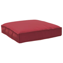 vidaXL Coussin de palette rouge vin pour siège, 80x80x12 cm, en tissu Oxford.