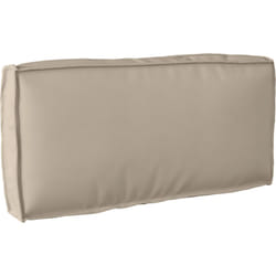 Vidaxl - Coussin Pallet pour le dos Taupe 80x40x12 cm Tissu Oxford
