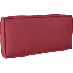 Coussin Palette Rouge Dossier 80 x 40 x 12 cm Tissu Oxford Vidaxl