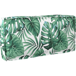 Coussin de palette pour dossier, motif de feuilles, 80 x 40 x 12 cm, en tissu Oxford. Vidaxl