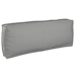 vidaXL Coussin de Palette pour Dos - Gris