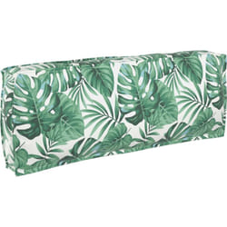 Coussin pour dossier de palette Floral Motif de feuille Vidaxl