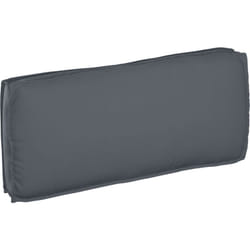 Coussin de palette pour siège/dossier Anthracite 120x50x12 cm Tissu Oxford Vidaxl
