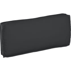Coussin de palette pour siège/dossier Noir 120x50x12 cm en tissu Oxford Vidaxl