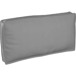 Coussin de Palette pour Siège/Dossier Gris 120x60x12 cm en Tissu Oxford Vidaxl