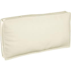 Coussin de palette pour siège/dossier Crème 120x60x12 cm Tissu Oxford Vidaxl
