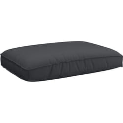 Coussin pour assise de palette Noir 120 x 80 x 12 cm Vidaxl