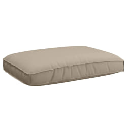 vidaXL Coussin d'extérieur Taupe Polyester 120x12x80 cm