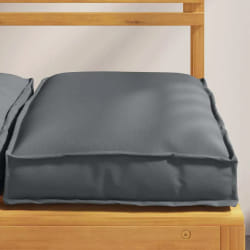 vidaXL Coussins de palette siège 2 pcs Anthracite 40x40x8 cm